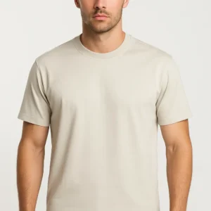 Solid Color Cotton T-Shirts for Men GREY