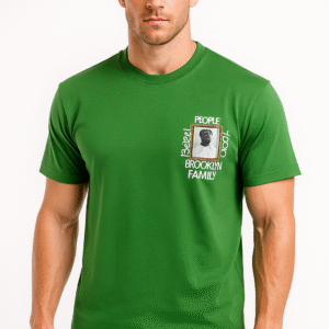 Printed Cotton T-Shirts for Men GREEN